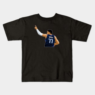 Luka Doncic Reaction Kids T-Shirt